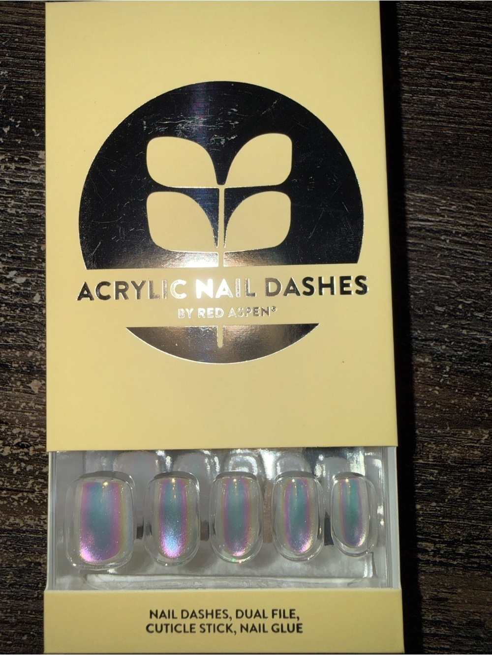 Red Aspen Acrylic Nail Dashes - Beaming Brandie